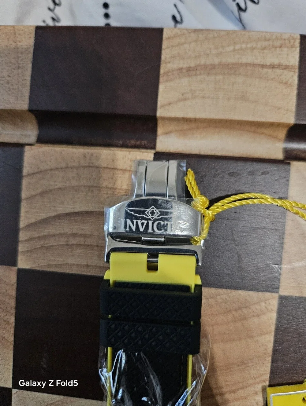 Invicta Black and Yellow Chronograph Sport Watch 50mm